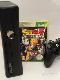 Xbox 360 con Joystick, cavo e Dragonball