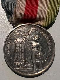 Medaglia commemorativa unità d’ Italia  1909