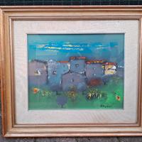 olio su tela Manlio Bacosi