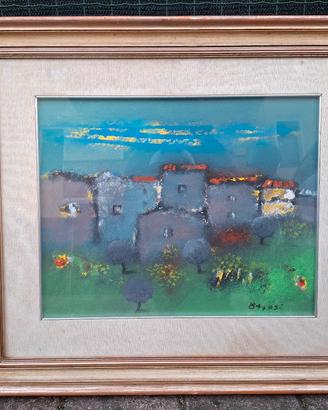 olio su tela Manlio Bacosi