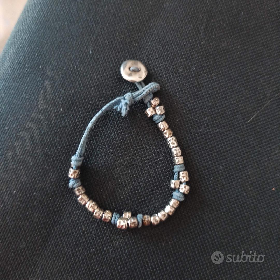 bracciale dodo con bottone 27 granelli Abbigliamento e Accessori