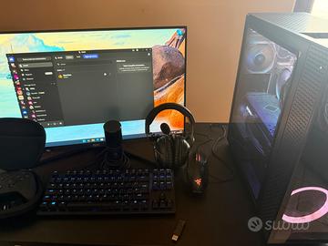 completa postazione pc hp omen