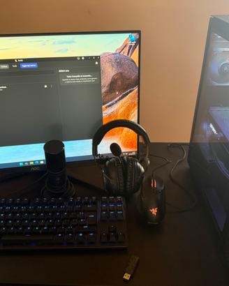 completa postazione pc hp omen