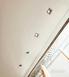 Faretti alluminio quadrati incasso