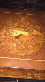 Mobile bar intarsiato primi '900