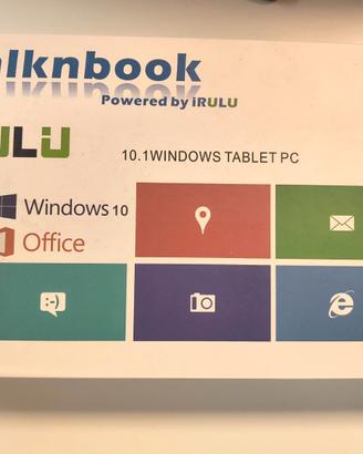 Tablet PC 2 in 1 con tastiera removibile IRULU
