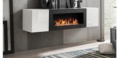 caminetto alimentato bioetanolo 