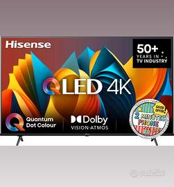 TELEVISIONE 4K QLED HISENSE 52 POLLICI 2MESI NUOVA