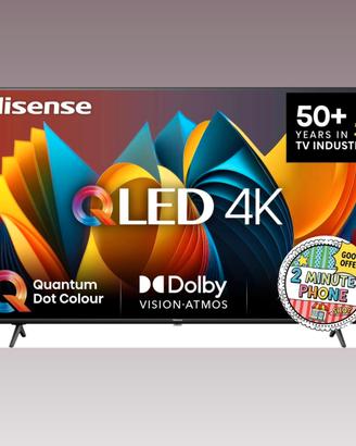 TELEVISIONE 4K QLED HISENSE 52 POLLICI 2MESI NUOVA