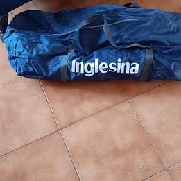 Lettino ripiegabile con ruote