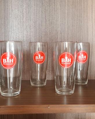 Bicchieri birra Henninger