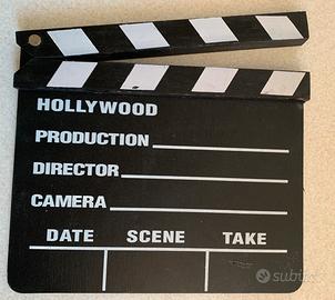 Ciak regista film clapperboard 18x20 cm