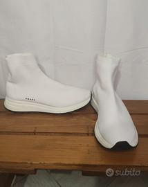 Prada Knit High-Top Sneaker, taglia 10,5 (44,5)