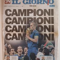 Quotidiano Il Giorno Italia Campione del mondo 06