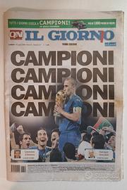 Quotidiano Il Giorno Italia Campione del mondo 06