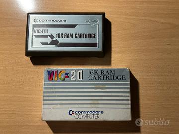Commodore Vic 20 Cartridge 16 k RAM