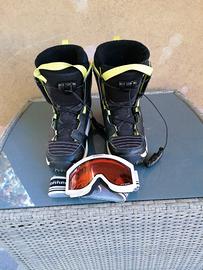 Scarponcini Snow Bord + occhiali neve bimbo/a