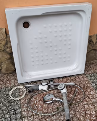 Box + piatto doccia 80x80 cm