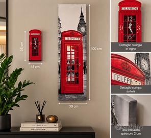 Quadro e orologio London