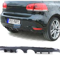 DIFFUSORE VOLKSWAGEN VW GOLF MK6 08-12 NERO LUCIDO