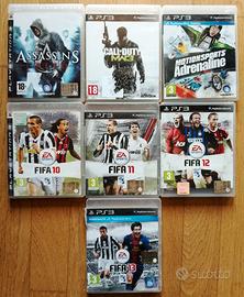 7 GIOCHI PS3 ORIGINALI PERFETTI tenuti benissimo