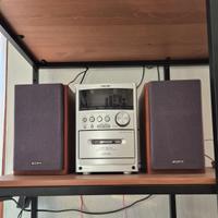 Sistema stereo casse ampli sony HCD NEZ50