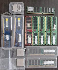 Lotto CPU RAM Processori PC Intel Core