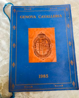 Calendario militare Genoa cavalleria vintage