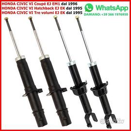 4 Ammortizzatori HONDA CIVIC VI Coup EJ EM1