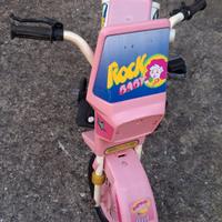 Moto elettrica Rock con caricabatteria per bambine