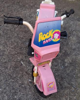 Moto elettrica Rock con caricabatteria per bambine
