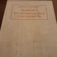 Libro "manuale del costruttore edile e del geometr
