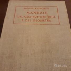 Libro "manuale del costruttore edile e del geometr