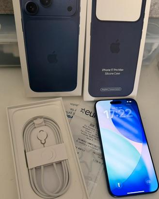 iPhone 17 Pro Max, Deep Blue, 512GB