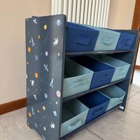 Scaffale porta giochi