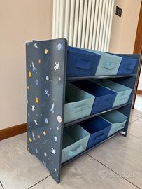 Scaffale porta giochi