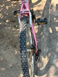 Bicicletta Mountain Bike femminile misura 24