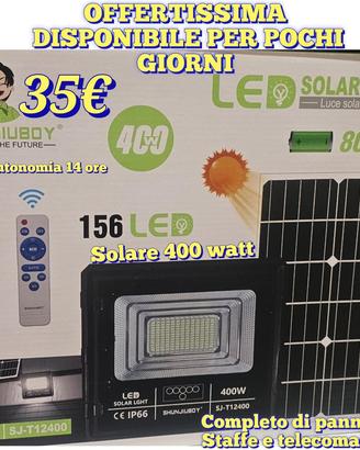 fari solari 400 watt /1000watt