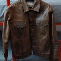 Giacca uomo di pelle marrone Pier One