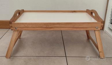 tavolino pieghevole da letto