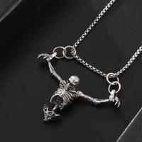 Pendente Teschio Argentato Tema Halloween 🎃 