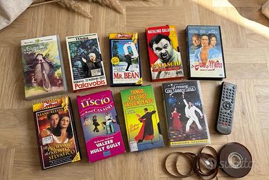Lotto 8 cassette vhs anni 90’ 2000
