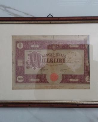 Cartamoneta 1000 lire grande M