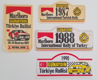 Adesivi RALLY TURKISH GUNAYDIN 87/88/90