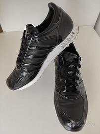 ADIDAS L.A. TRAINER Originali PELLE Nero Lucido