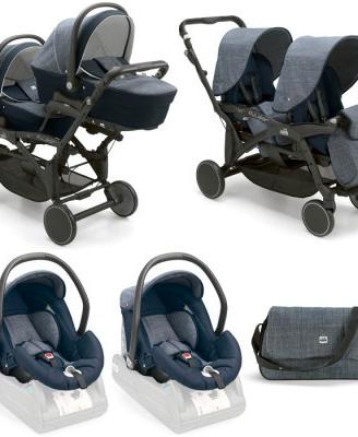 passeggino gemellare  trio twin pulsar cam
