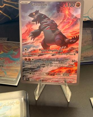 Carta pokemon Groudon 199/182 paradosso