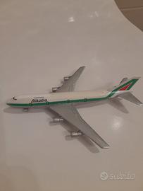aerei, modellismo, boeing 747 alitalia.