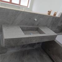 Lavabo mobile da bagno su misura kerlite laminam g