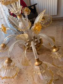 Lampadario vetro di Murano